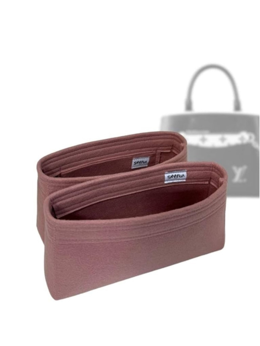 NEW 2 SAMORGA (1-114/ LV-Marelle-Tote-BB LV Marelle Tote M59952 Bag Insert 2mm